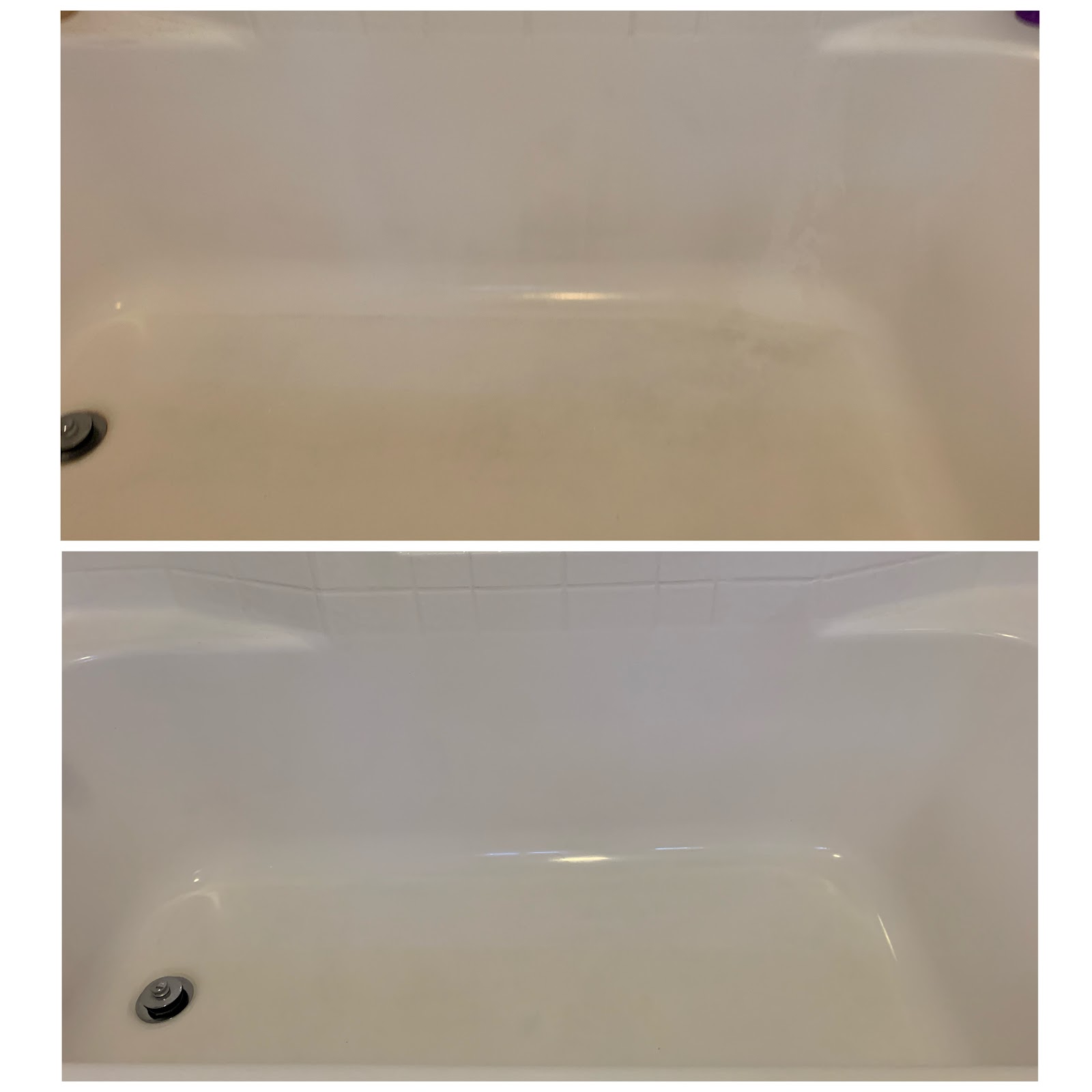 Before and after bathtub detail cleaning in Idaho