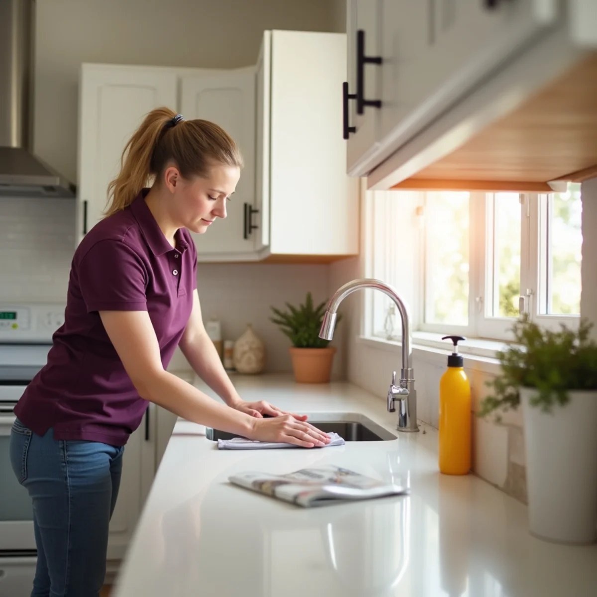 Move-In / Move-Out Cleaning in a bright Idaho home by Sophisticated Cleaners