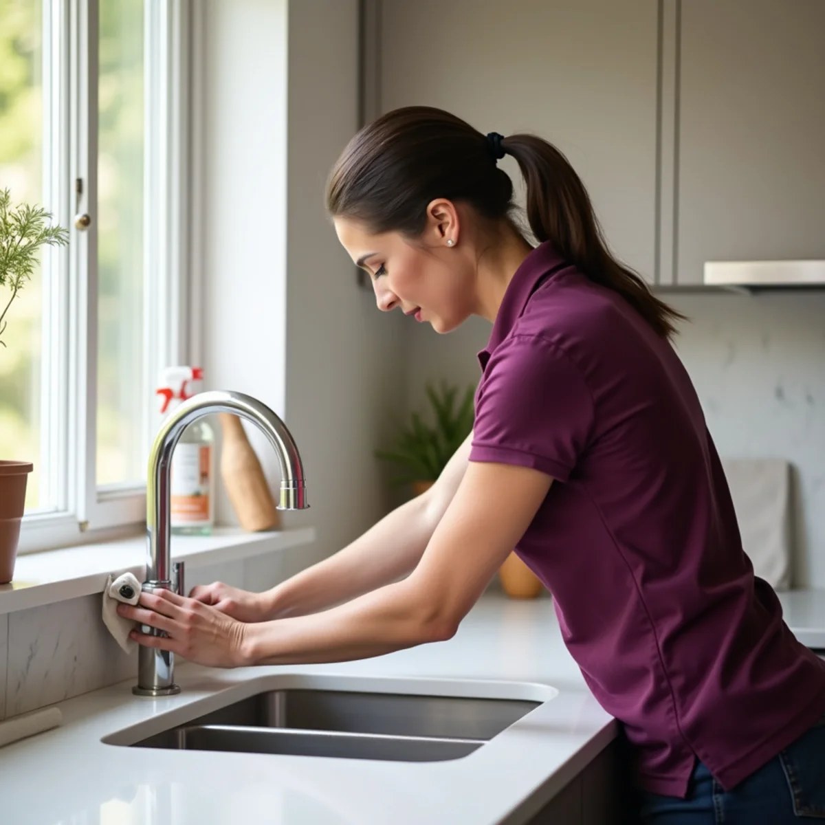 Standard House Cleaning in a bright Idaho home by Sophisticated Cleaners